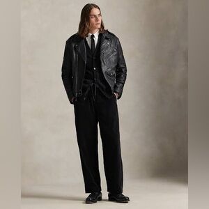 Polo Ralph Lauren Polo Prepster Corduroy Easy Pant in Polo Black Size Large